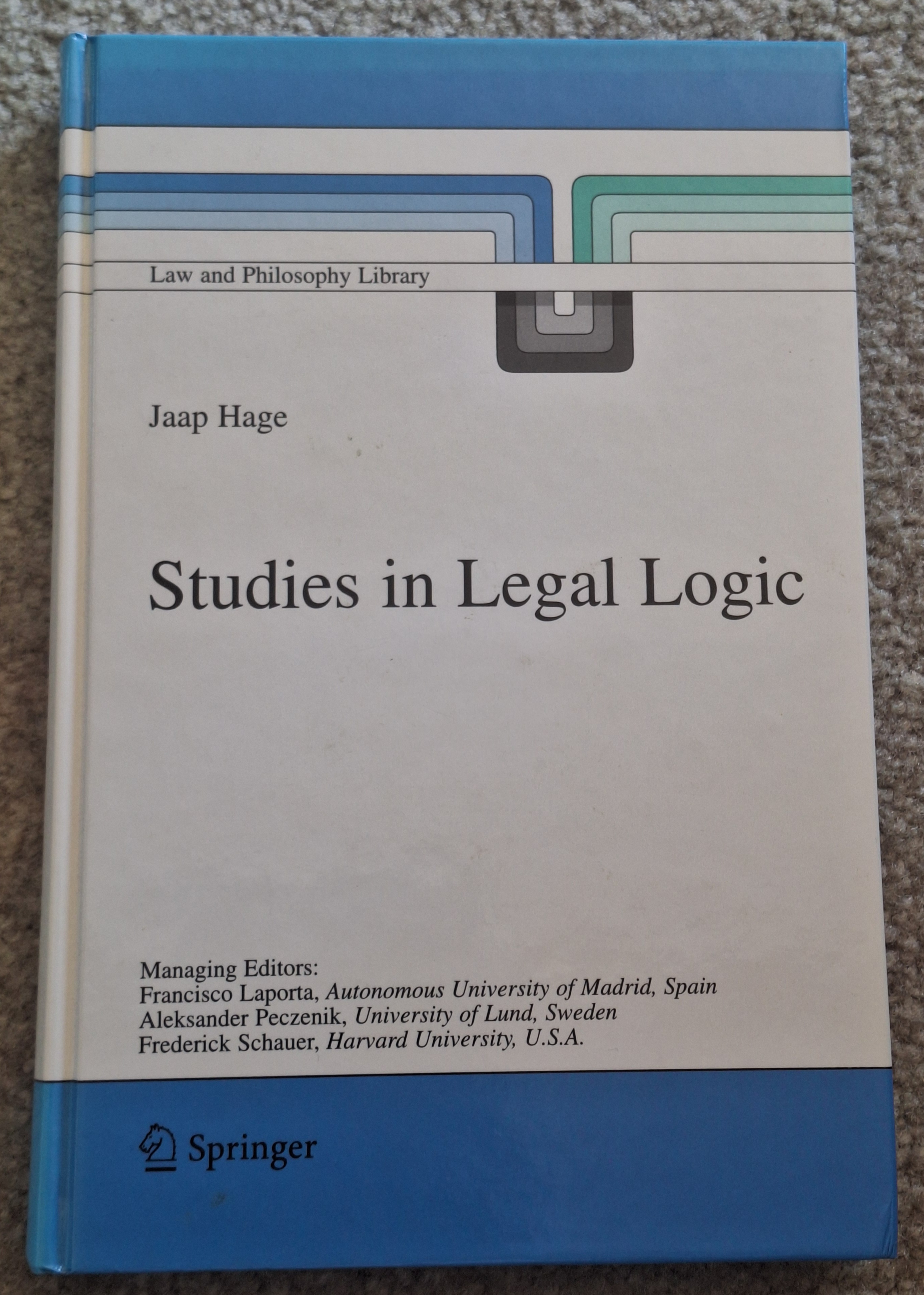 Studies in Legal Logic